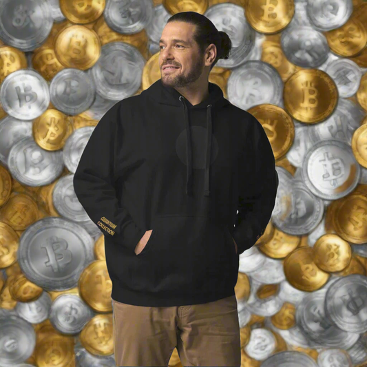 Elev8minds Quantum Coins Adult Unisex Cotton Hoodie
