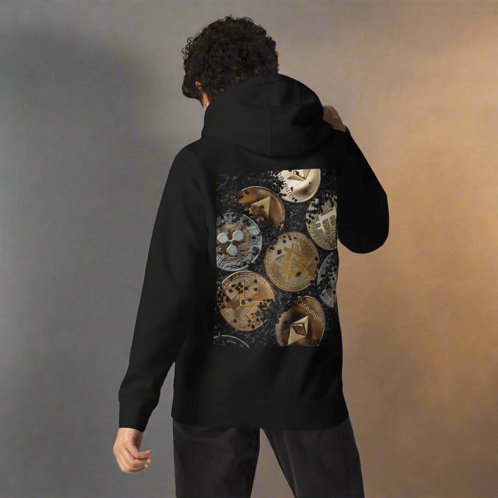 Elev8minds Quantum Coins Adult Unisex Hoodie