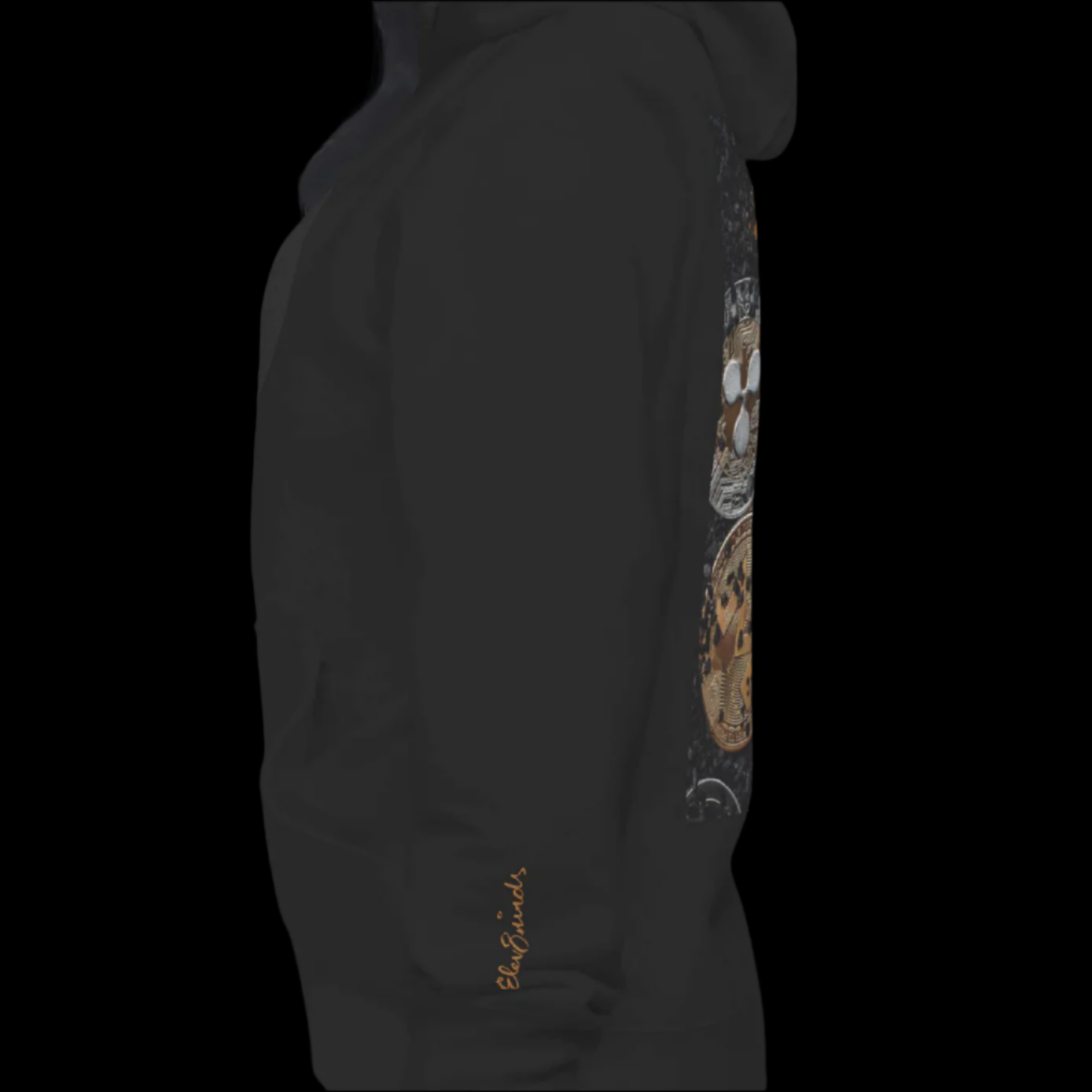 Elev8minds Quantum Coins Adult Unisex Hoodie