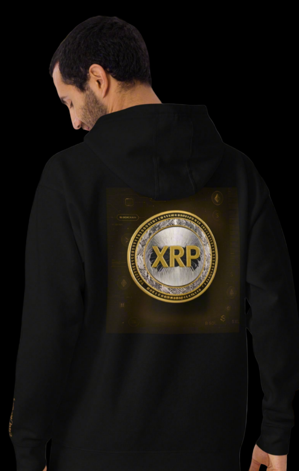 Elev8minds Quantum XRP Adult Unisex Cotton Hoodie